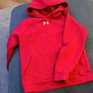 Under Armour Youth Bright Red Hoodie
